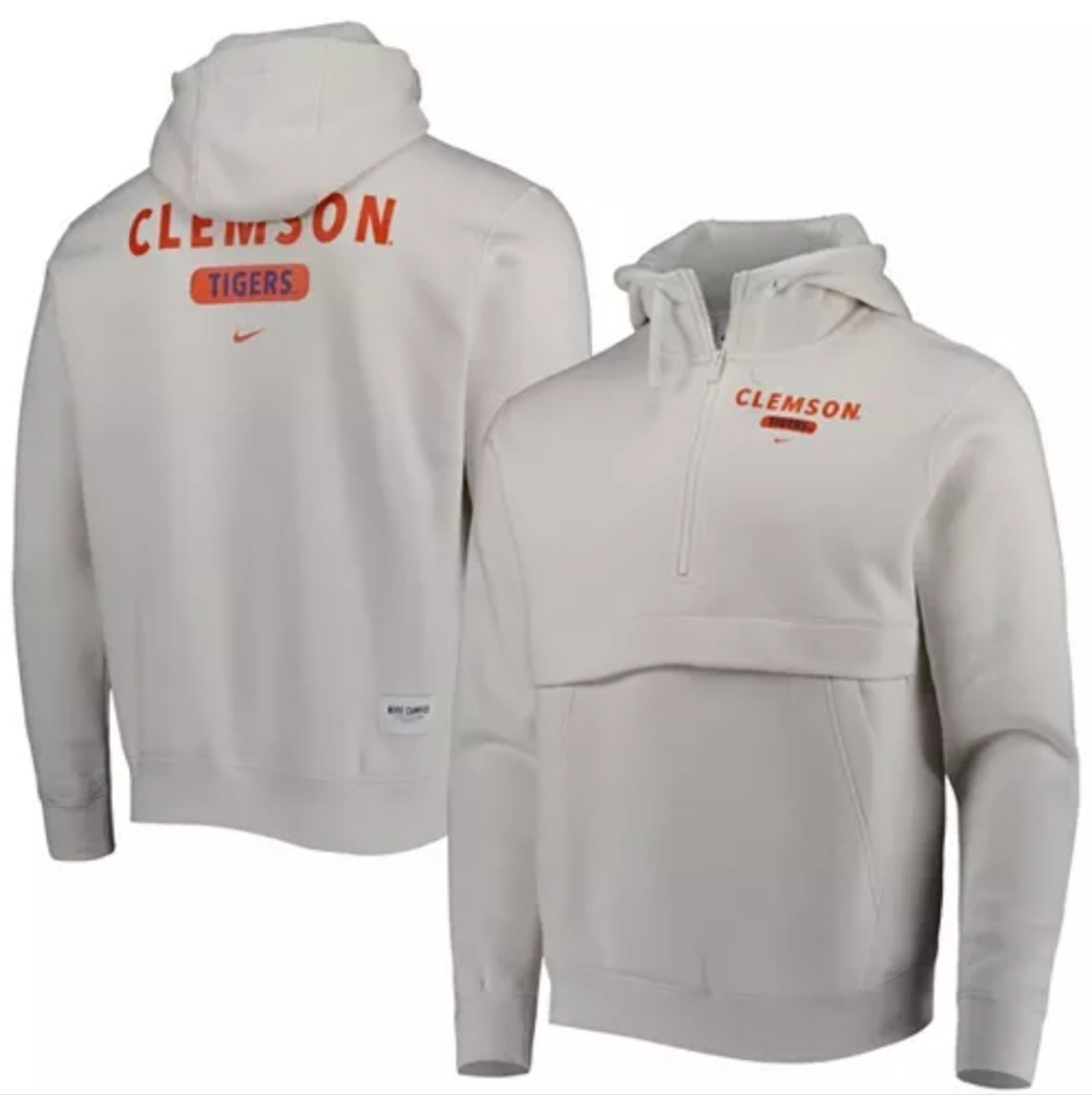 NWT Clemson Tigers Team Stack Hoodie by Nike Embroidered Unisex Size Small